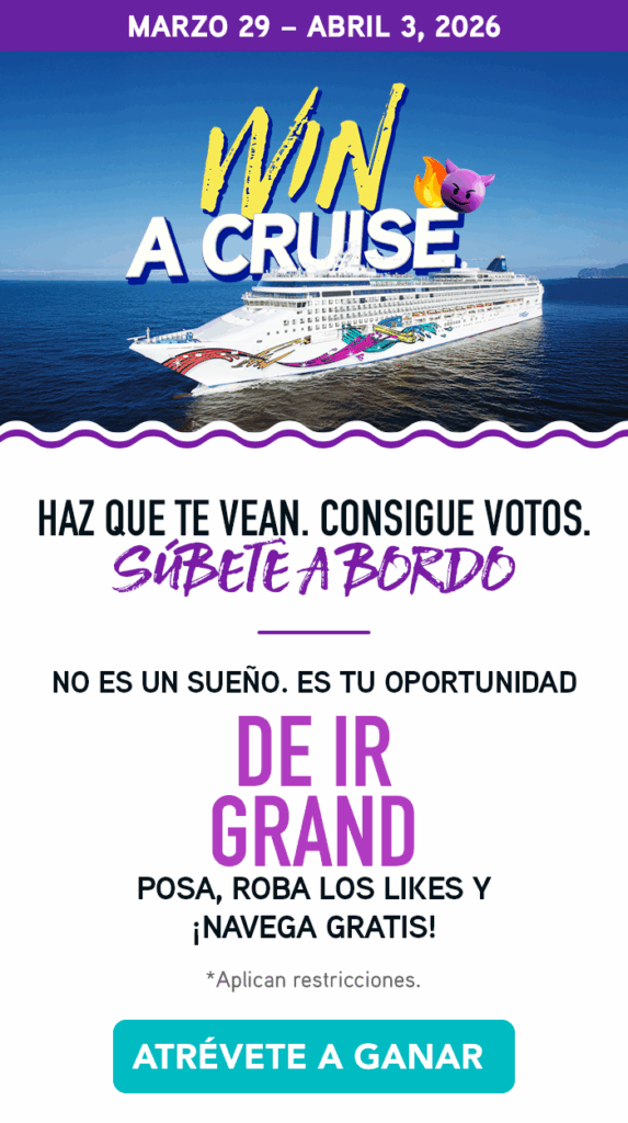 TGCMAR26 win a cruise modulo promo esp
