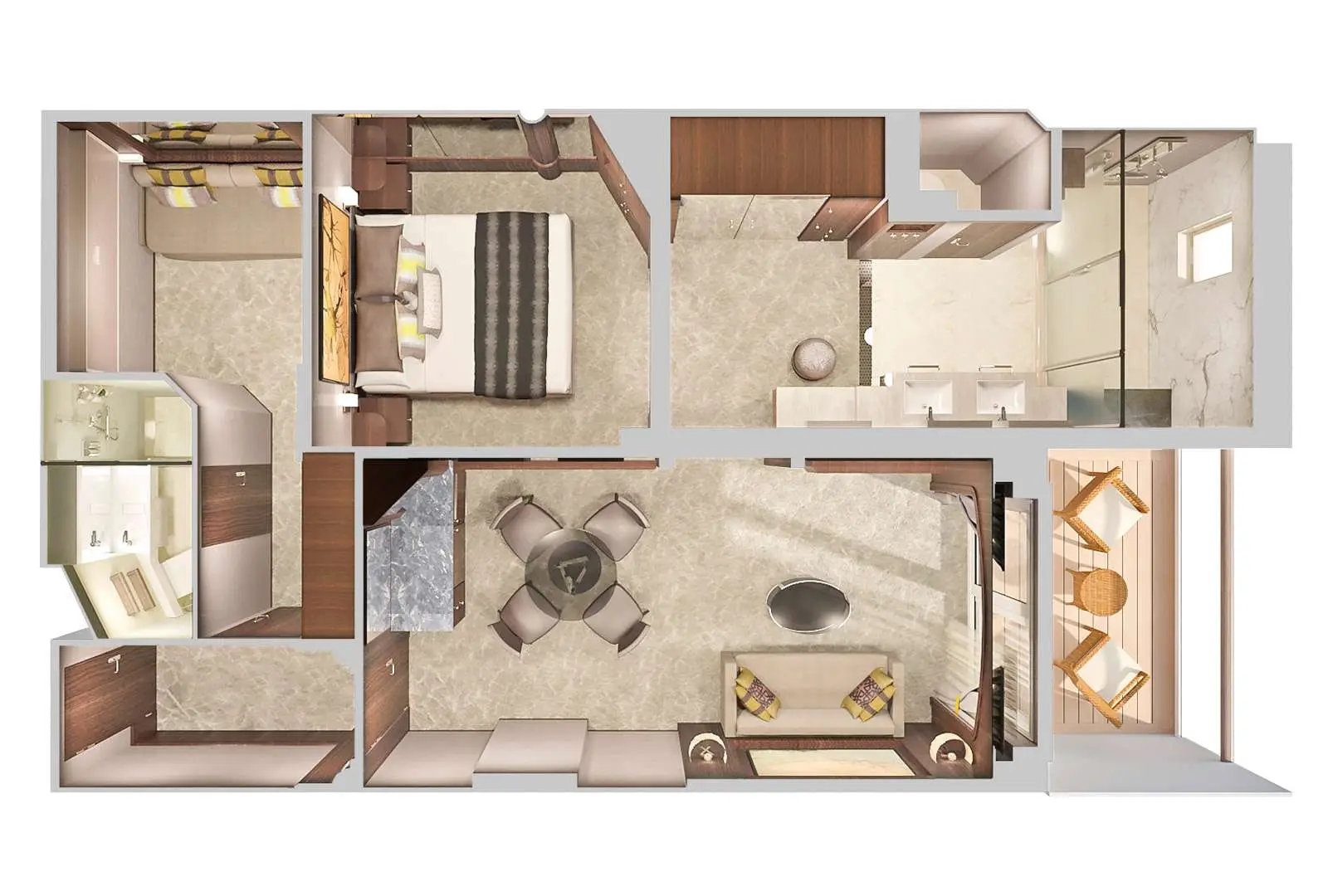 TCC_Jewel_Cruises_Cabins-&-Rates_Penthouse_Suite_with-Studio_04_1600x1080
